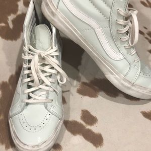 Vans Leather Sk8-Hi Slim Zip Sneaker